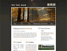 Tablet Screenshot of fellfootwood.co.uk